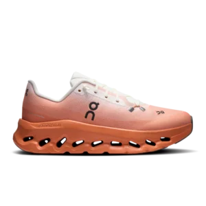 Recycled materials Lace-up fastening CloudTec Phase soles for seamless weight transfer; Precision-crafted with Finite Element Analysis; Ultra-lightweight, smooth midsole; Cushioning effect; Sock construction and speed laces, to pull on and go; High energy return, thanks to Helion superfoam lining; Dope dyed for 90% less water usage Presented in an On box